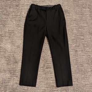 H&M Boys Black Straight Dress Pants - 6/7